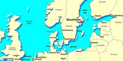 스톡홀름 지도 europe