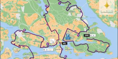 스톡홀름 자전거 맵