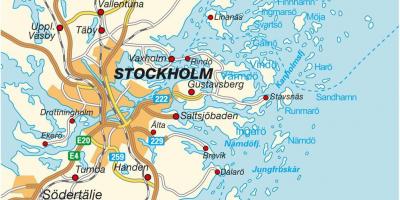 스톡홀름에서 지도