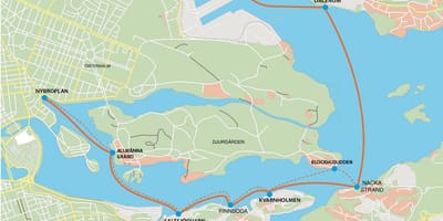 지도 frihamnen 스톡홀름